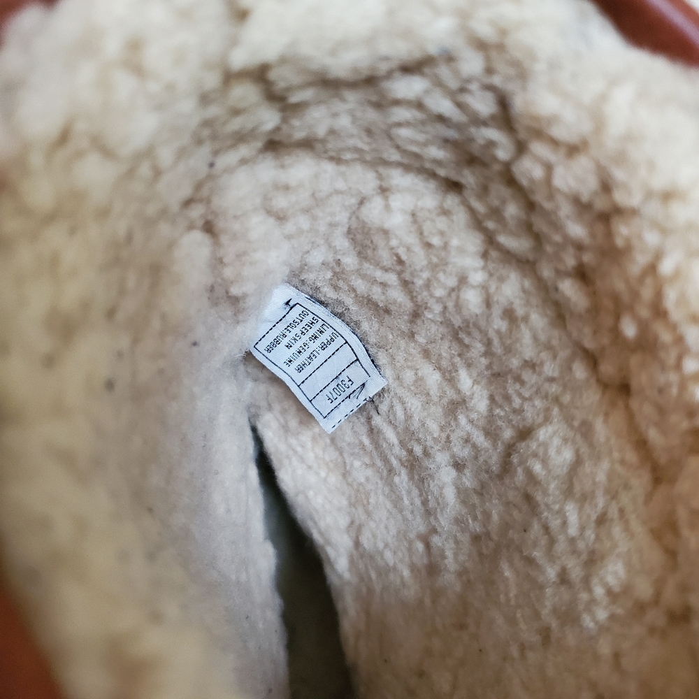 UGG Premium Leather Shearling Boots Size 5 - Picture 9 of 9